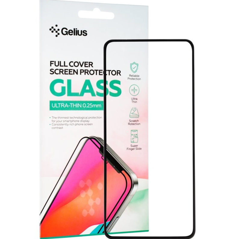 Захисне скло Gelius Full Cover Ultra-Thin 0.25mm для Xiaomi 12 Lite Black