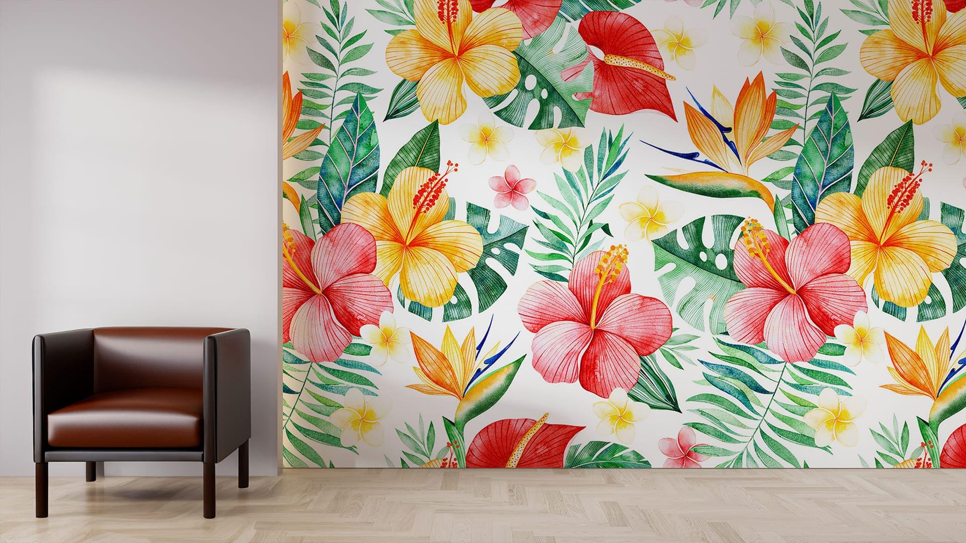 Фотообои флизелиновые Styleo Print-walls Тропическая волна 0716 350х270 см (Pw-0716/3)