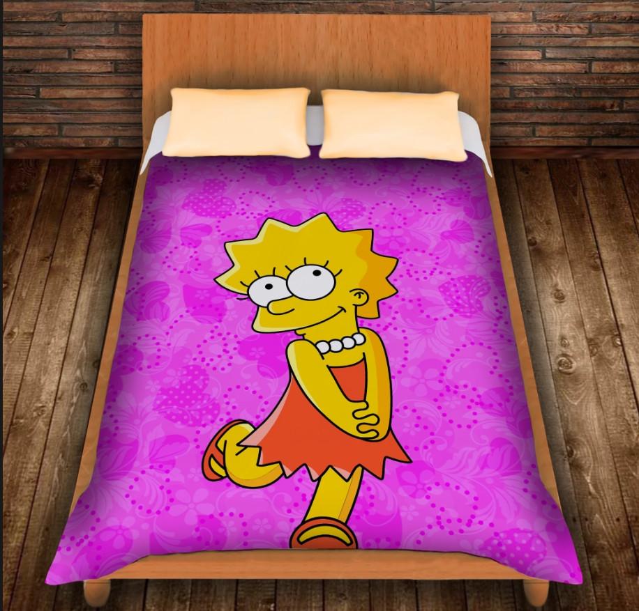Плед с 3D принтом Лиза Симпсон 150x200 см (epi_0103)
