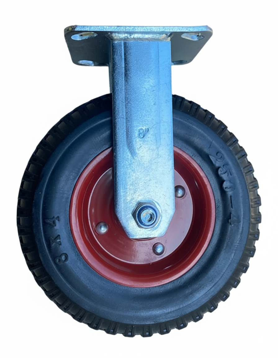 Колесо для тачки бандажное в неповоротном кронштейне 200 мм (2579554466)