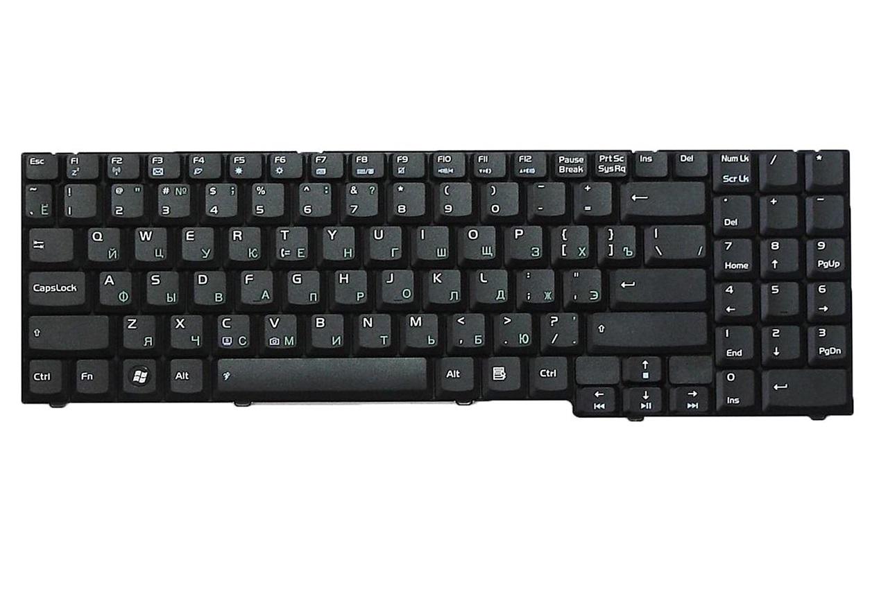 Клавиатура для ноутбука Asus M70 M70Sa матовая (04GNED1KRU00)