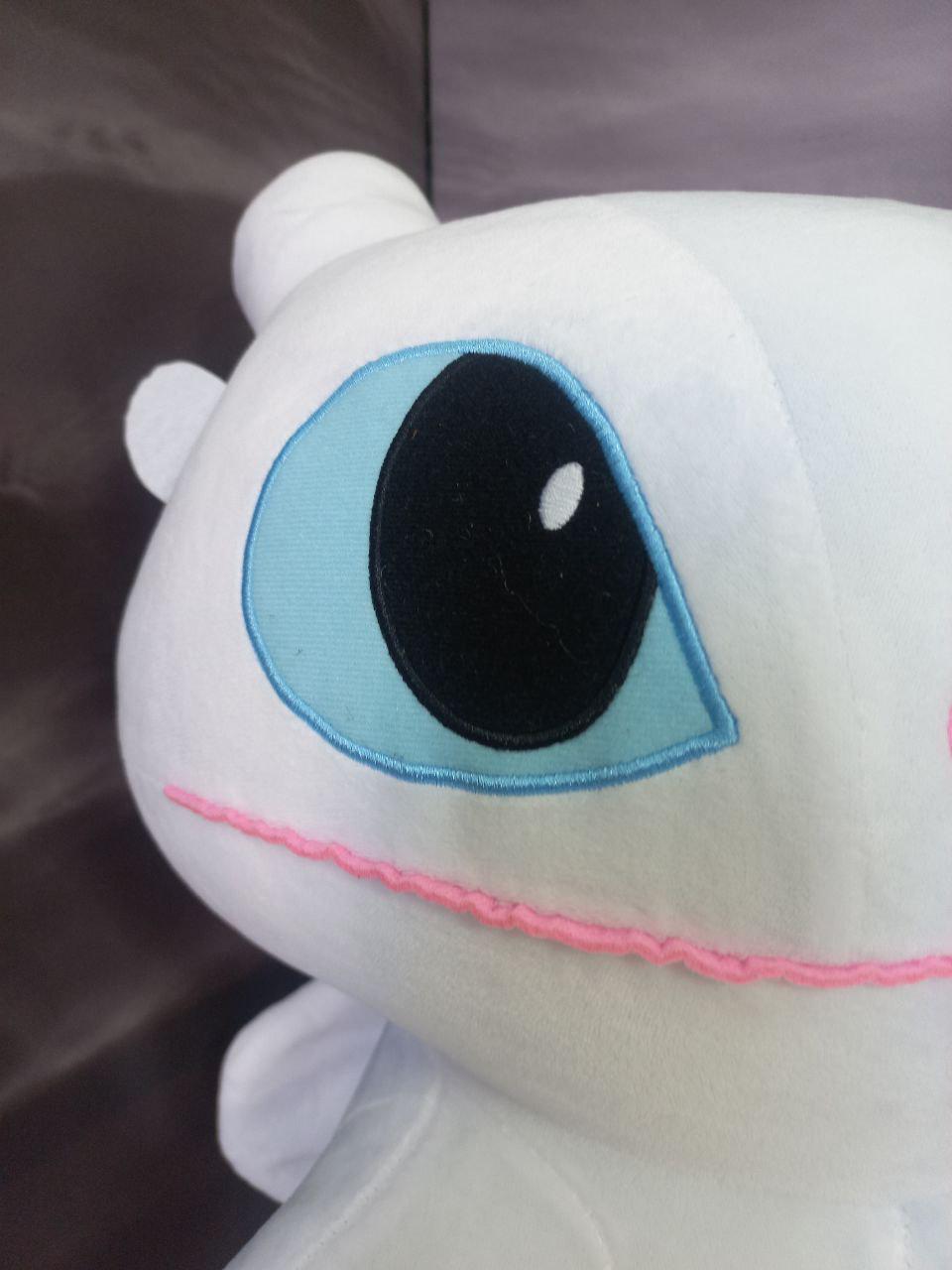 М'яка іграшка дракон Беззубик денна фурія Як приборкати дракона 55 см Білий (9082/55) - фото 6