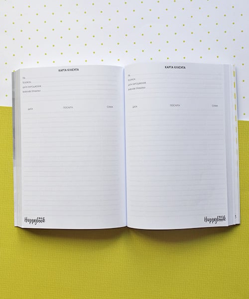 Блокнот фірмовий Happybook майстра краси - фото 4