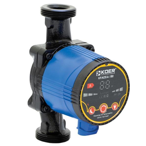 Насос циркуляционный энергосберегающий KOER KP.N25/4-180 KP0246 35 Вт 1 1/2" (81641)
