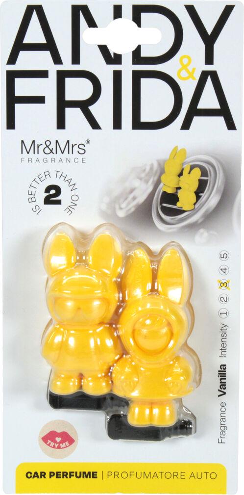 Ароматизатор Mr&Mrs Andy&Frida Vanilla полимерный Yellow