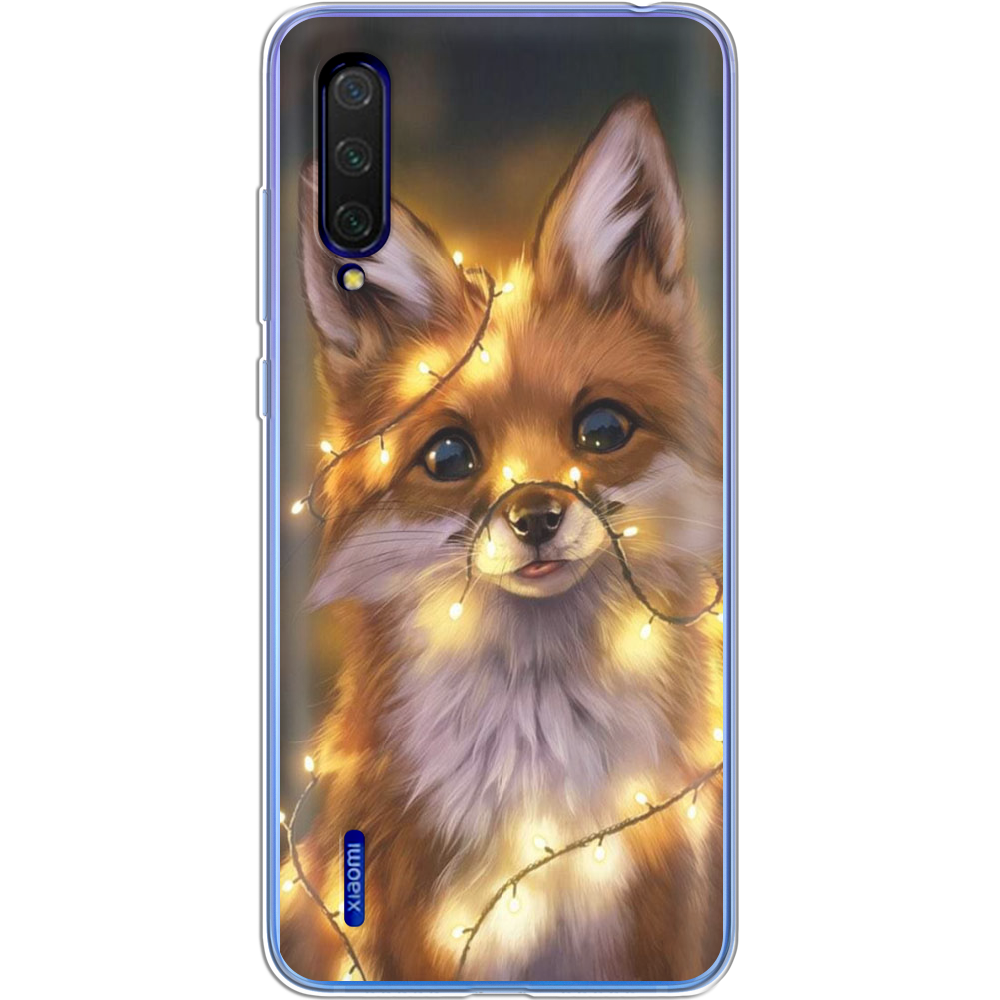 Чохол BoxFace Xiaomi Mi 9 Lite Різдвяна Лисичка Прозорий силікон (38311-up2399-38311)