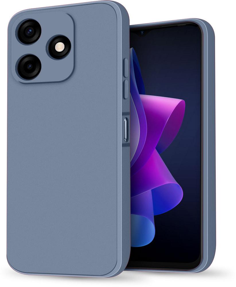 Силіконовий чохол HardCorner для Tecno Spark 10 Gray Blue (34626-6D)