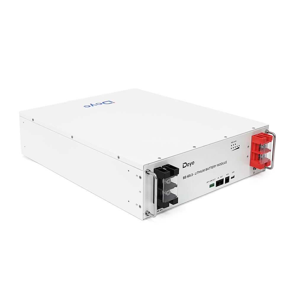 Аккумуляторная батарея Deye LiFePO4 SE-G5,3 51,2V 104Ah IP21 6000 циклов 440x133x560 мм 44 кг (YUT_V9475)