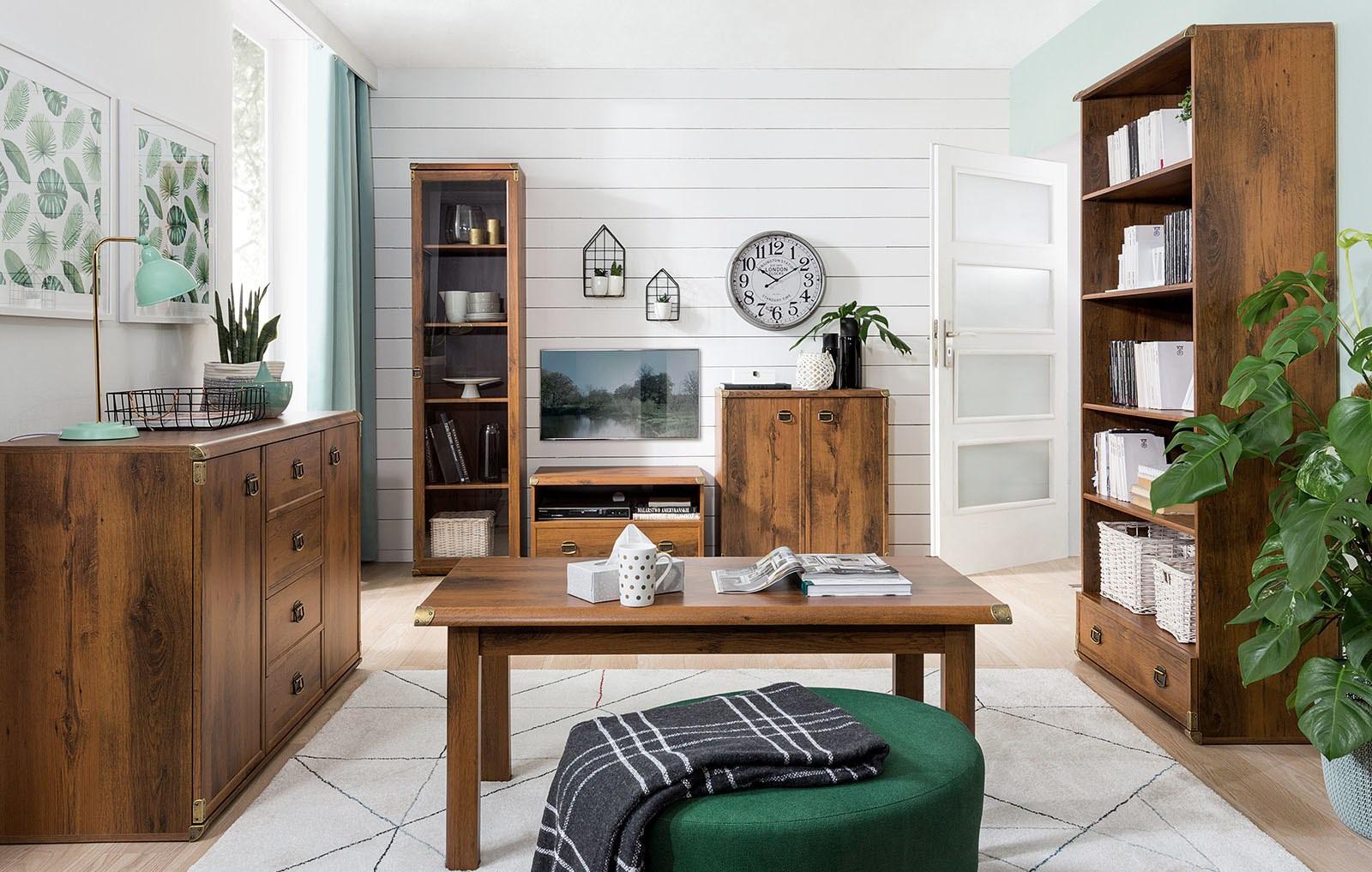 Тумба под телевизор Gerbor Holding Индиана JRTV1S Дуб шутттер - фото 4 Тумба под телевизор Gerbor Holding Индиана JRTV1S Дуб шутттер - фото 4