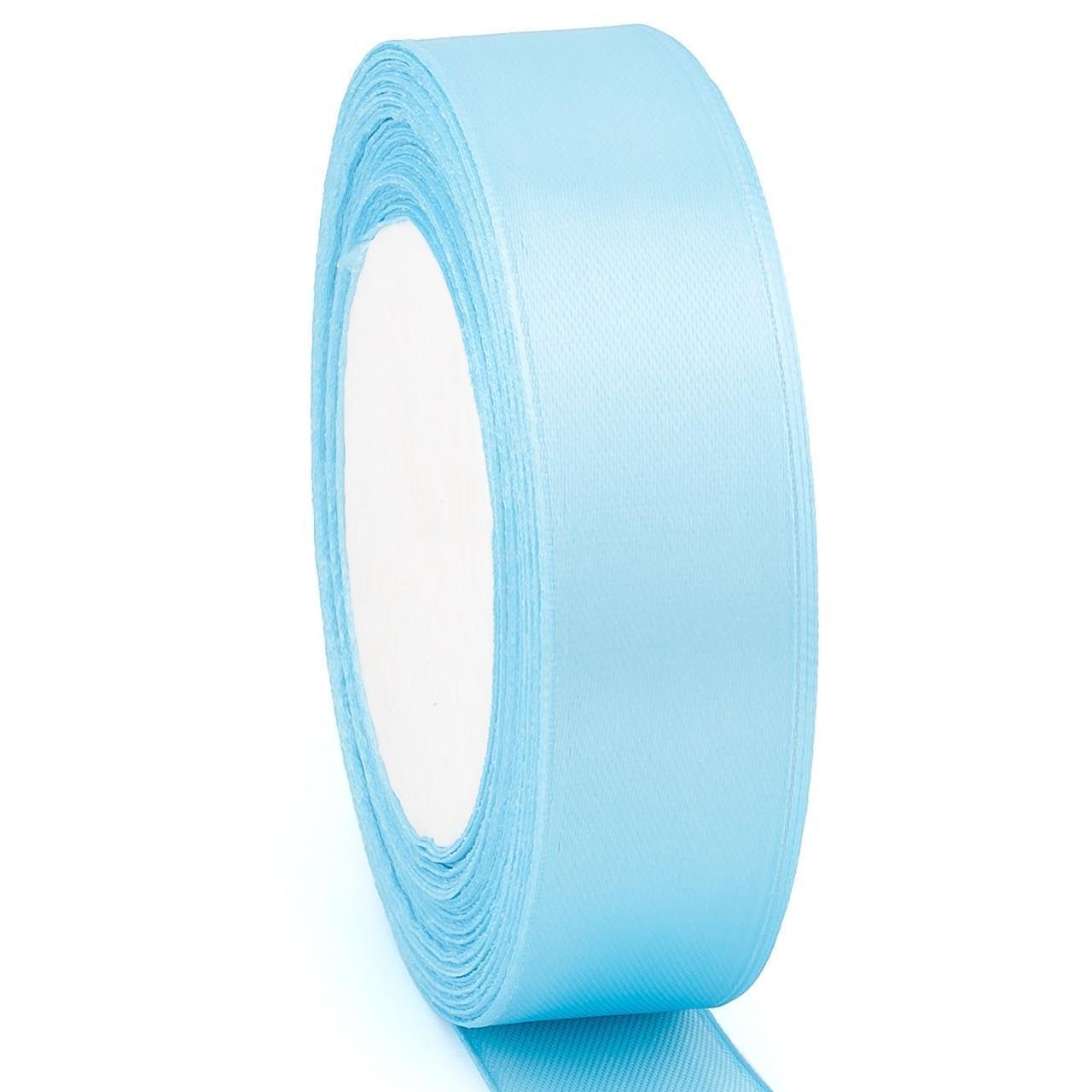 Лента атласная 2,5 см 1 рулон 23 м Небесный (ЛТ0025а32)