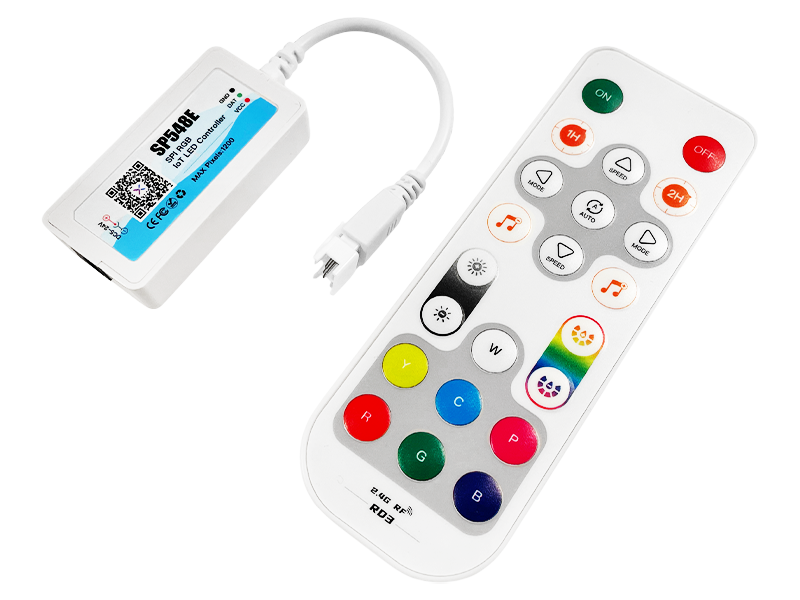 Контролер розумний SPI для світлодіодної стрічки RGBIC музичний SP548E Smart LED WI-FI (8537)