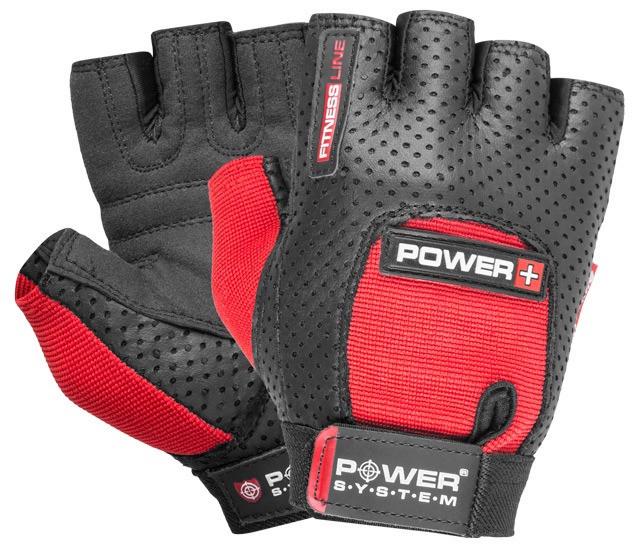 Рукавиці для фітнесу Power System PS-2500 Power Plus XS Black/Red (A-011999)