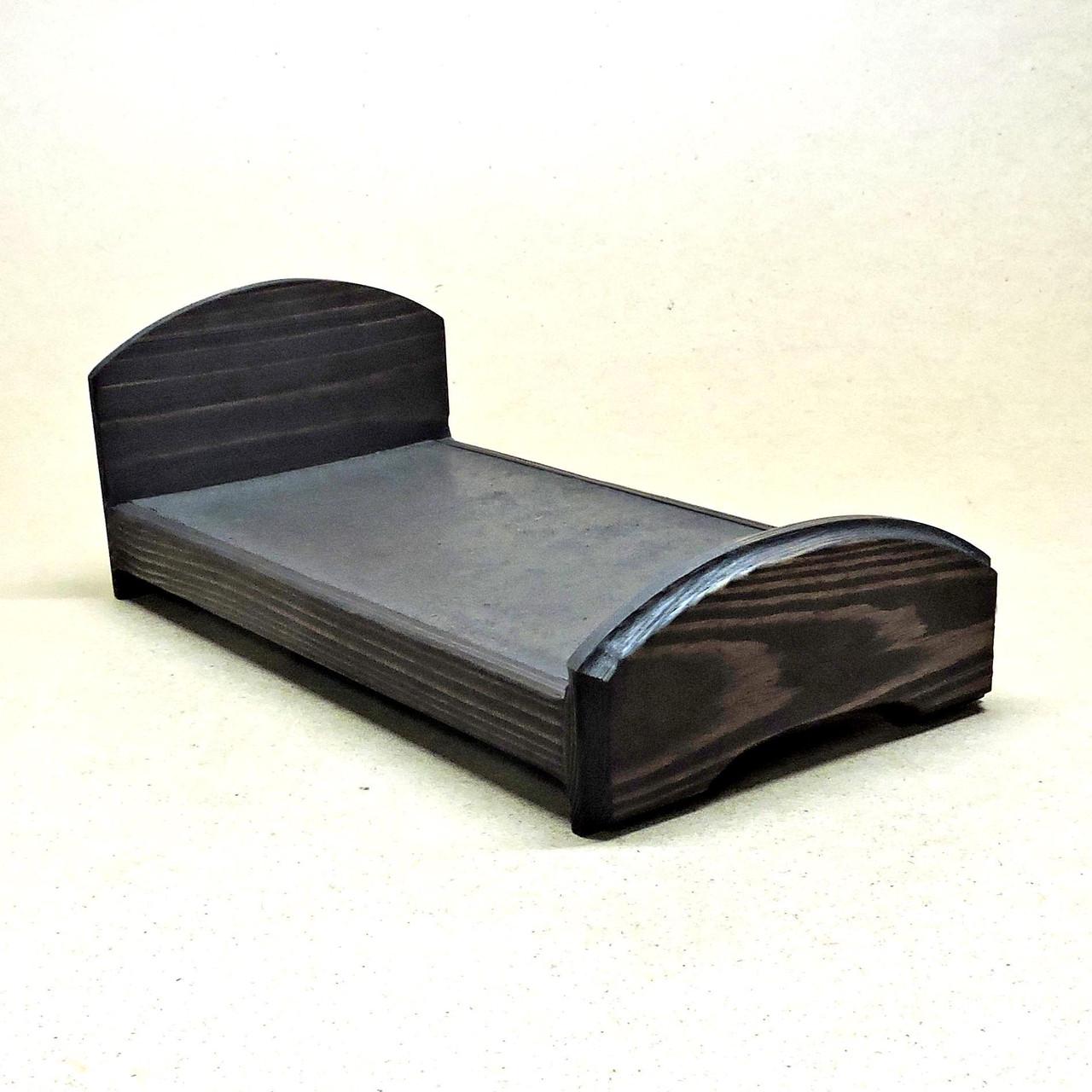 Кровать для кукол из дерева Аврора Венге (КРТ-000604)