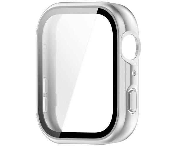 Чехол с защитным стеклом Protective Cover with Glass для Huawei Watch Fit 5 Серебряный