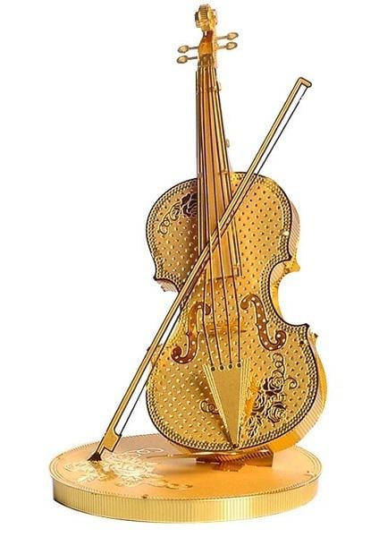 Конструктор Piececool Violin gold version P023-G колекційна модель