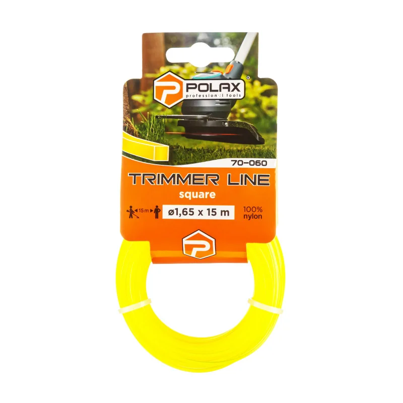 Жилка для триммера Polax "Квадрат" 1,65 мм 15 м (70-060)