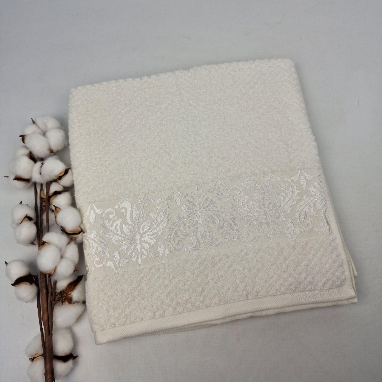 Полотенце Philippus Air Cotton Sevakin E894 70x140 см Молочный (CN39380) Полотенце Philippus Air Cotton Sevakin E894 70x140 см Молочный (CN39380)