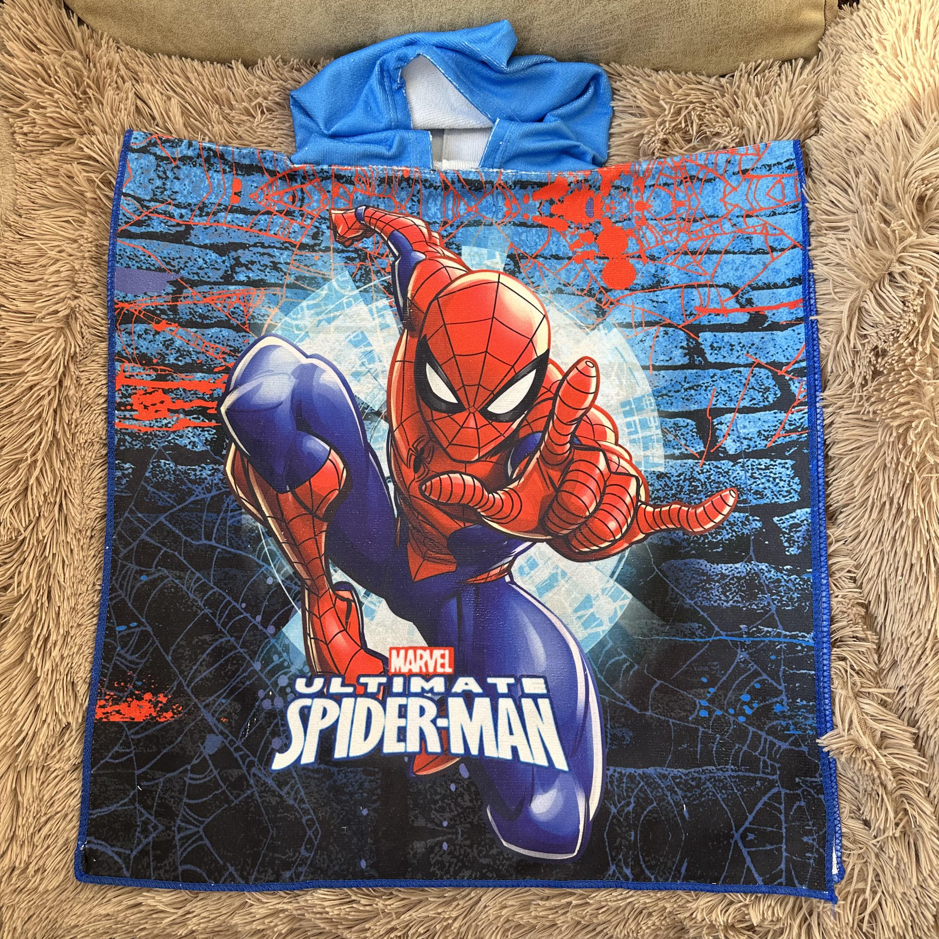 Пончо-рушник дитячий з малюнком з капюшоном мікрофібра 60x60 см (27458869) - фото 7 Пончо-рушник дитячий з малюнком з капюшоном мікрофібра 60x60 см (27458869) - фото 7