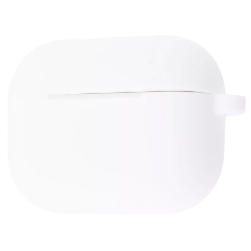 Чохол Silicone Case для навушників AirPods Pro з карабіном White (557574)