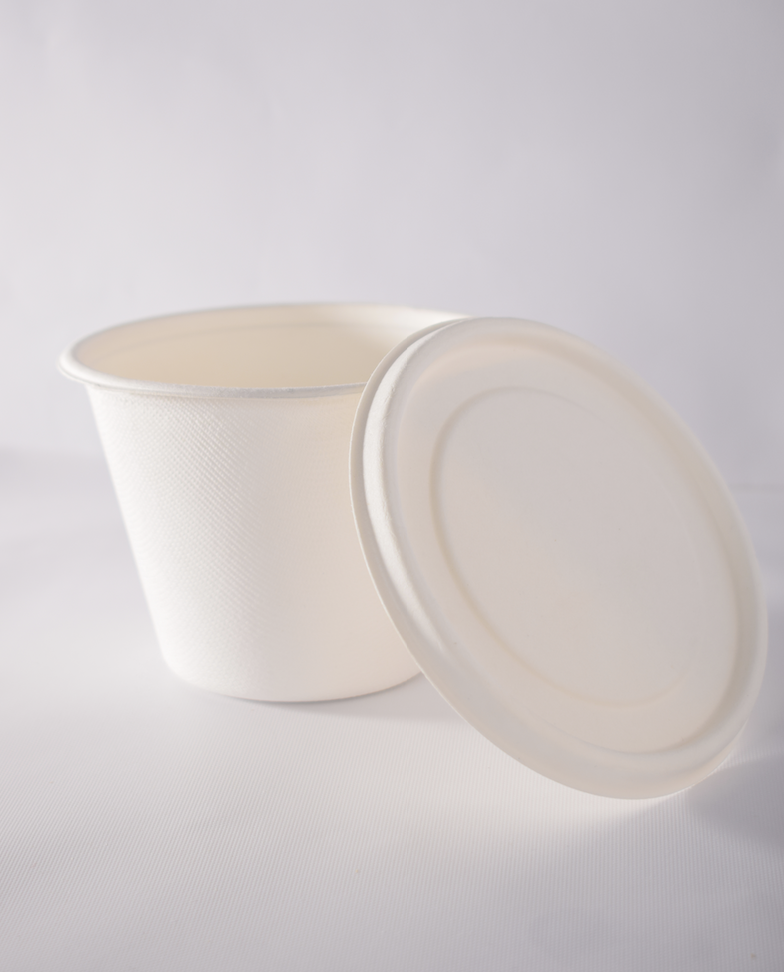 Одноразовая миска с крышкой 500 мл 125 шт. (00000000500)