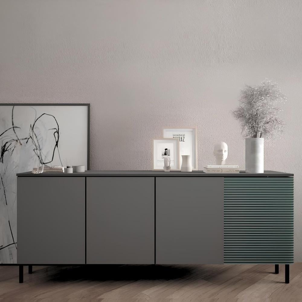 Комод в гостиную Lion Грей на черных металлических ножках 204x38x76,5 см Кашемир/Камень (000-000-2049) - фото 6 Комод в гостиную Lion Грей на черных металлических ножках 204x38x76,5 см Кашемир/Камень (000-000-2049) - фото 6