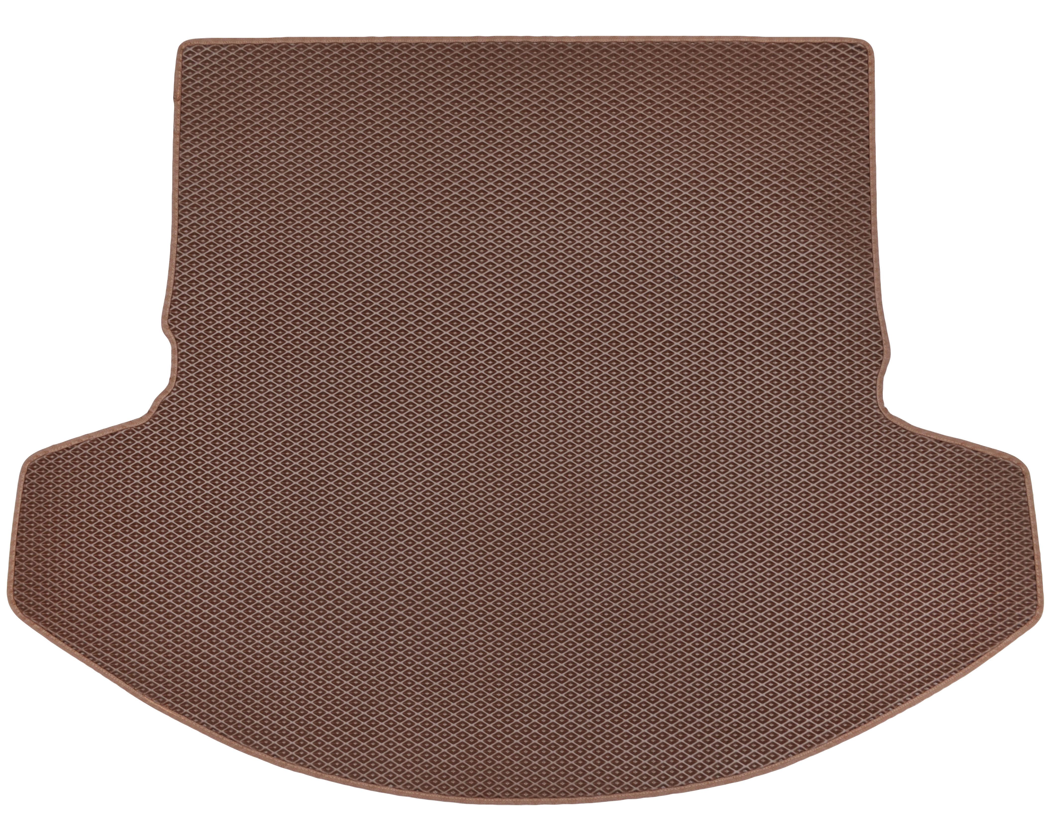 Коврик в багажник для Mazda CX-9 '16- 3 ряд сложен EVA-полимерный Kinetic Коричневый