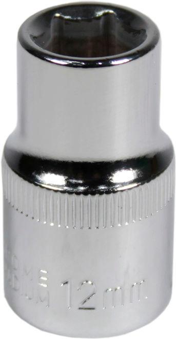 Головка торцева низька шестигранна Intertool 1/2 12 мм Хром ванадіум (ET-0012)