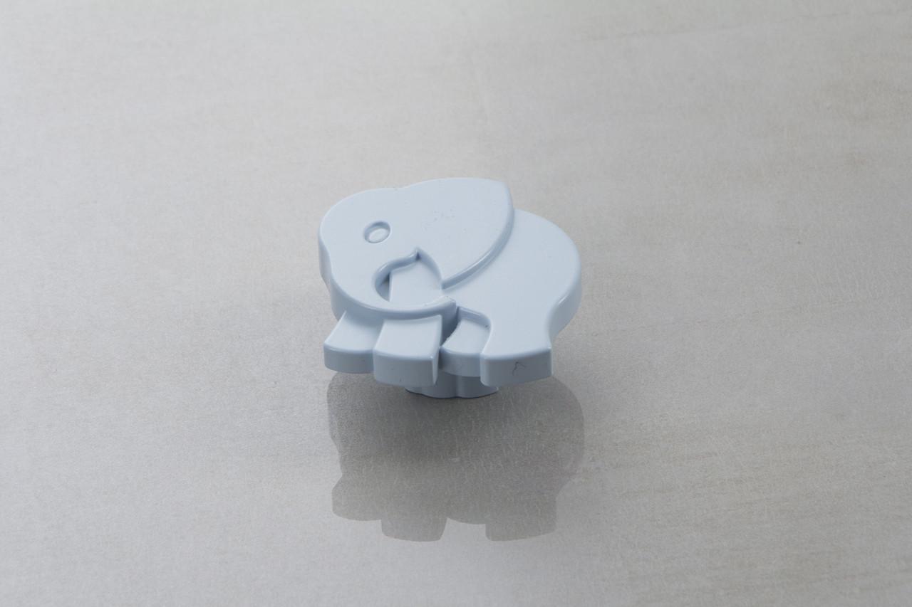 Меблева ручка Poliplast Слоник РП-17 Блакитний матовий (16200)