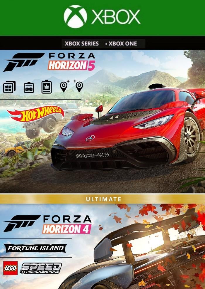 Ключ активации Комплект premium-изданий Forza Horizon 4 и Forza Horizon 5 для Xbox One/Series (56383441)