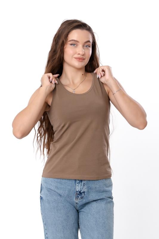 Майка жіноча Носи Своє р. 44 Оливково-коричневий (8187-036-1)