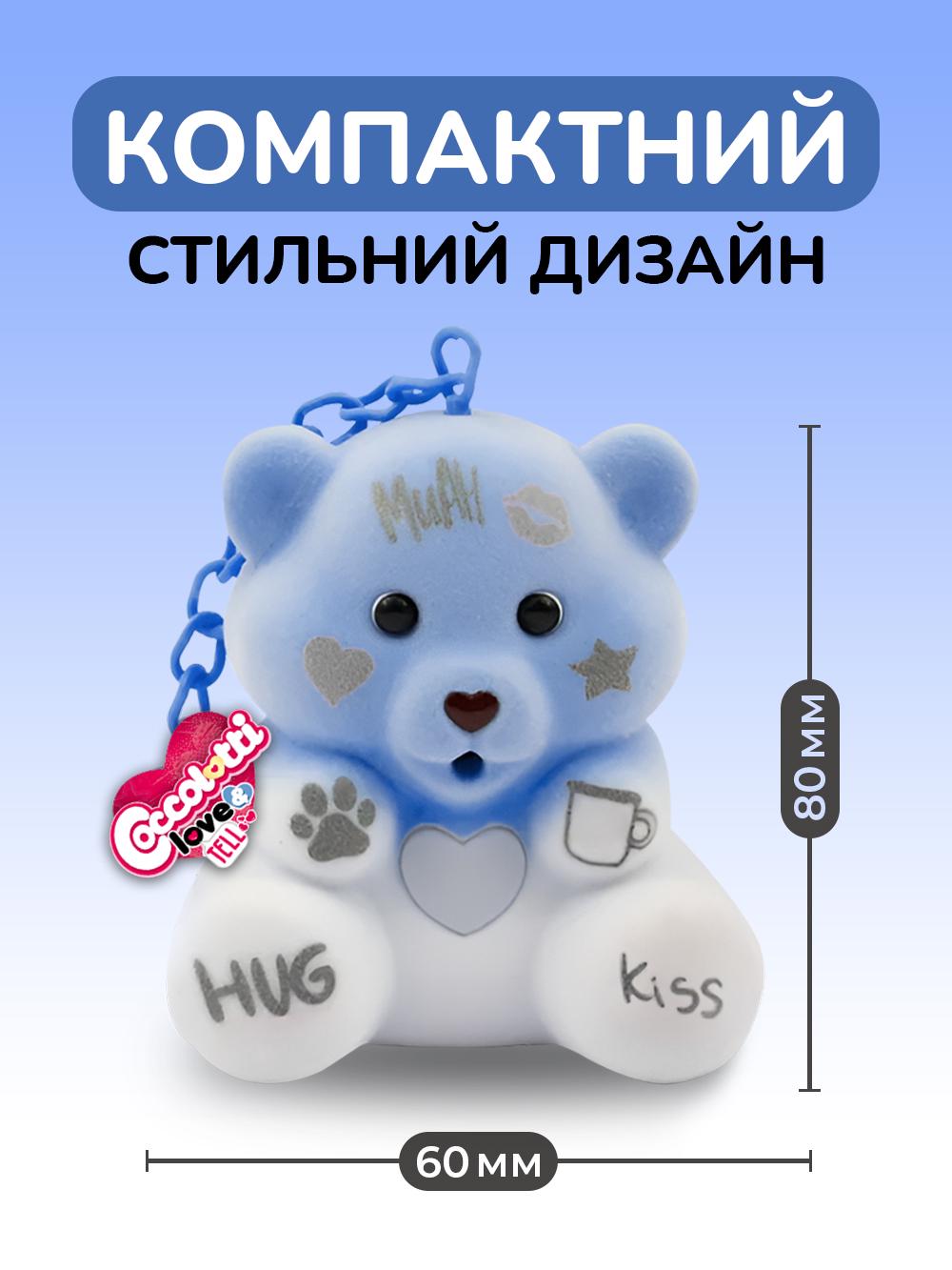 Іграшка інтерактивна ведмедик Coccolotti із записом та відтворенням забавним голосом Біло-синій (cd28edf9) - фото 5