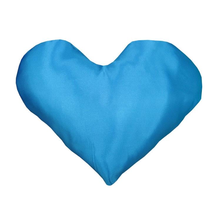 Подушка декоративная 0004 Сердце Голубой (5369)