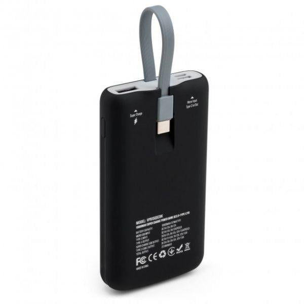 Повербанк Vinga 10000mAh SuperQC Black (VPB1SQSCBK) - фото 2