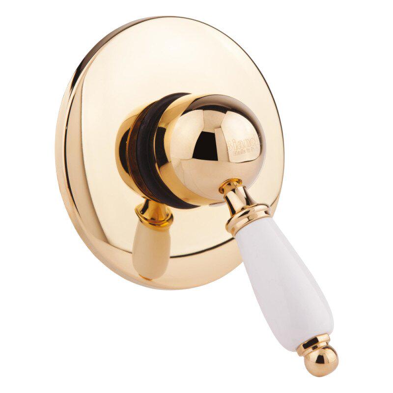 Смеситель скрытого монтажа для душа Bianchi Retro INDRTR2007ORO Золотой (60108)