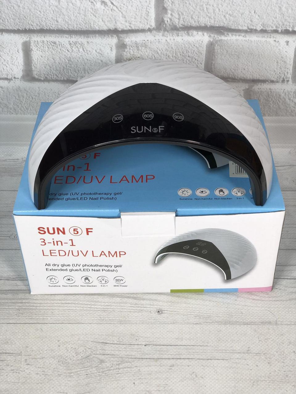 Лампа для маникюра без дна SUN 5F (36 Вт) - фото 3 Лампа для маникюра без дна SUN 5F (36 Вт) - фото 3