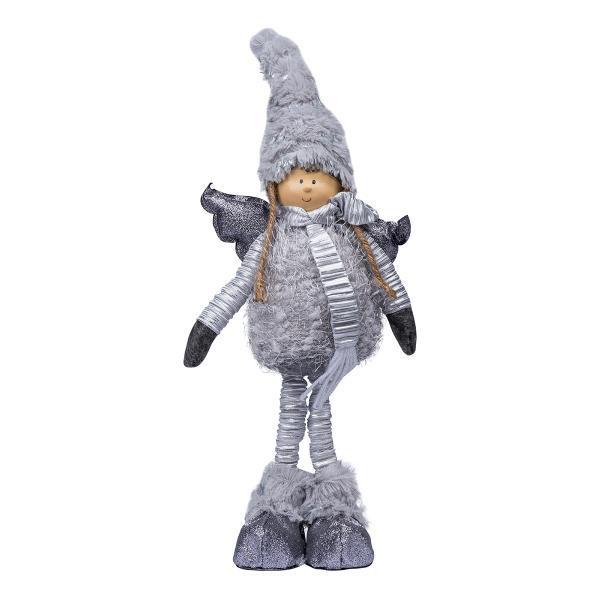 Мягкая игрушка новогодняя Yes! Fun Ангел 45 см Серый (973609)