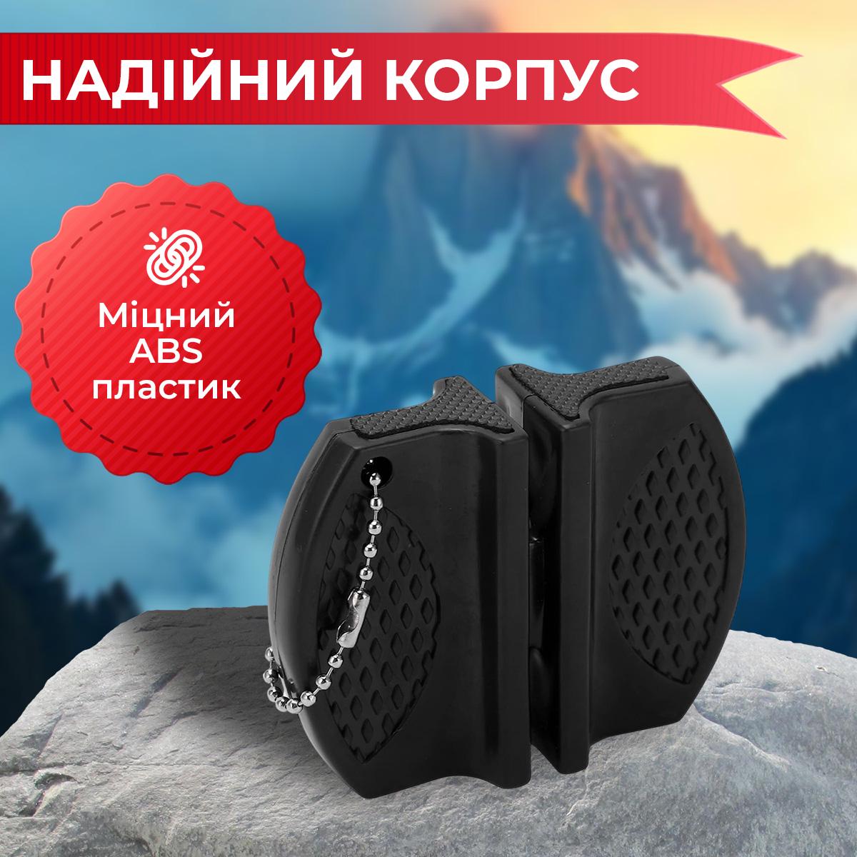 Точилка-міні для ножів кишенькова Kayfovo TO- 1 Red (28945) - фото 4