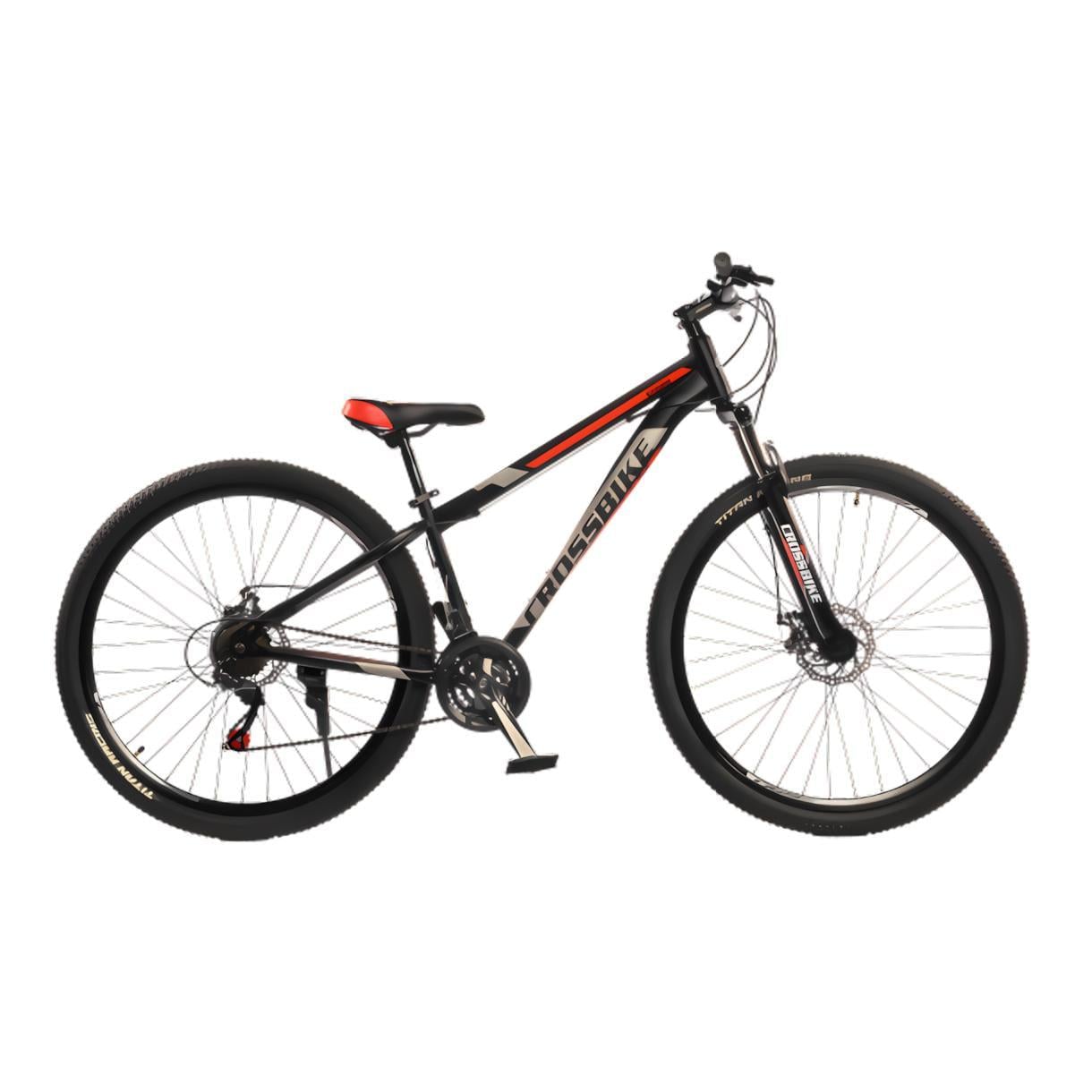 Велосипед CrossBike Storm 29"15" Чорний/Червоний (336)