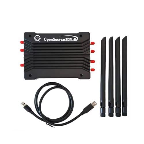 Трансивер SDR для розробки радіосистем OpenSource SDRLab USRP B210 AD9361 2x2 MIMO з 4 антенами 70МГц 6ГГц Black (977134) - фото 5 Трансивер SDR для розробки радіосистем OpenSource SDRLab USRP B210 AD9361 2x2 MIMO з 4 антенами 70МГц 6ГГц Black (977134) - фото 5
