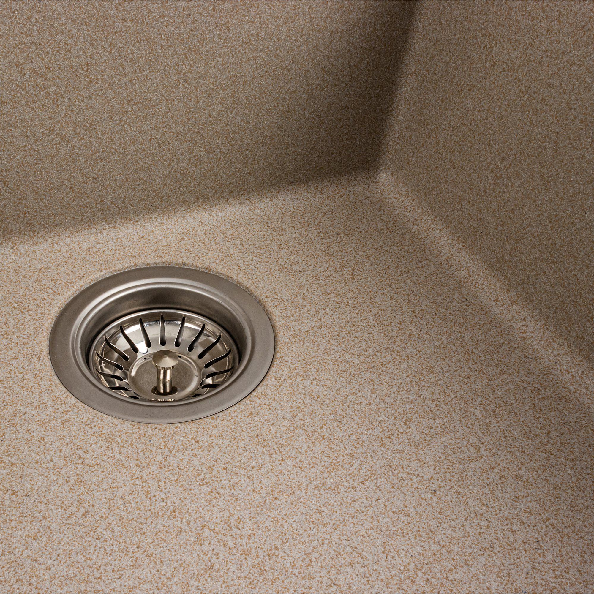 Мойка для кухни гранитная Platinum 4040 RUBA матовая Сафари - фото 5 Мойка для кухни гранитная Platinum 4040 RUBA матовая Сафари - фото 5