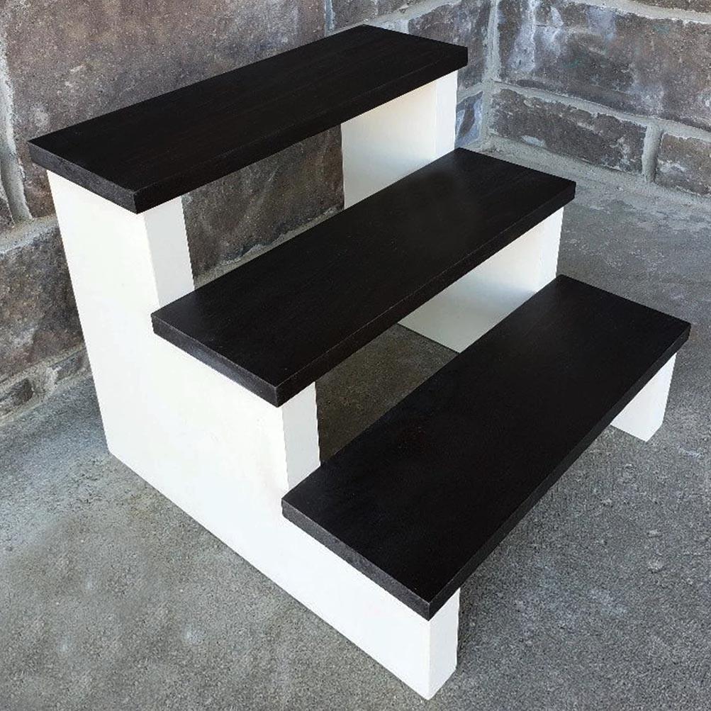 Скамейка-ступенька из дерева Блекривер Зефир/Венге (ССТ-00172012)