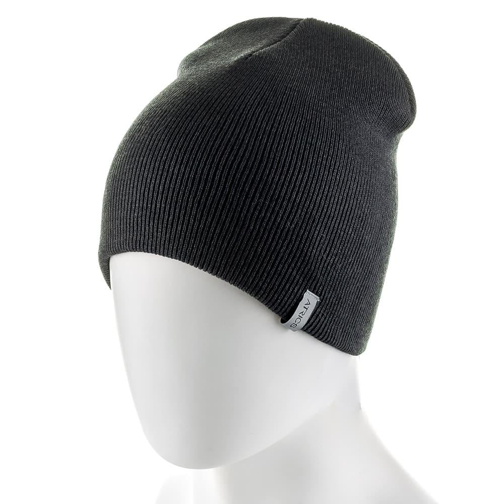 Шапка Actrics MH729 двойная из шерсти без манжета Маренго