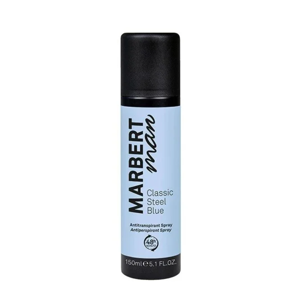 Дезодорант-спрей Marbert Man Classic Steel Blue Antiperspirant spray 150 мл (450006)