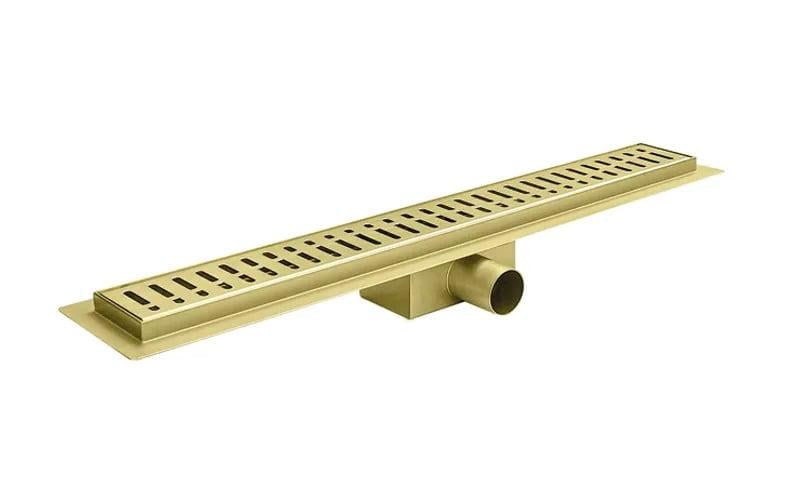 Душевой трап KOER FD35-70x600-Brushed Gold из нержавеющей стали SUS304 70x600 мм Матовое золото (AC0717)