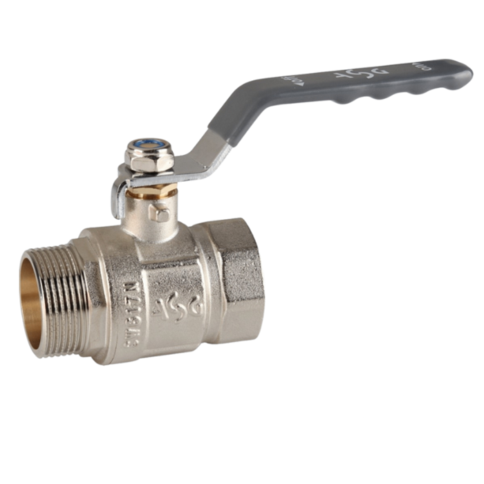 Кран кульовий ASG+ 1/2" ВЗ прямий латунь (6553006) Кран кульовий ASG+ 1/2" ВЗ прямий латунь (6553006)