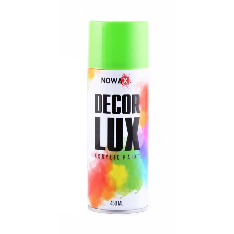 Фарба флуоресцентна Nowax Spray 450 мл Зелений (GREEN)