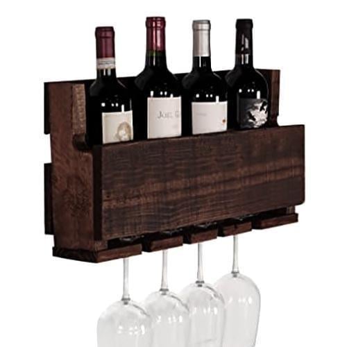 Полка для вина настенная из дерева Намиока Савоярди (ПНК-027015)