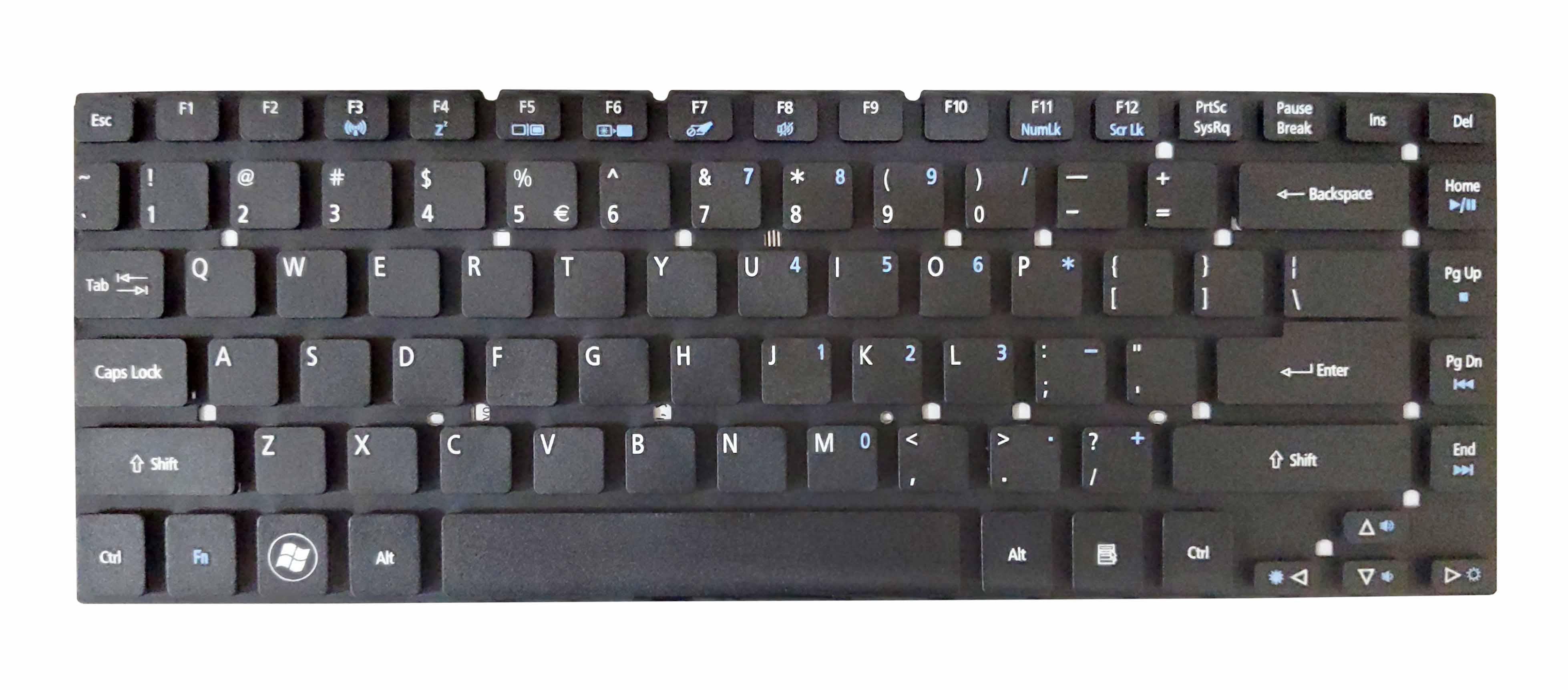 Клавіатура для ноутбука Acer Aspire 3830 EN Black