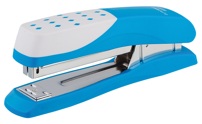 Степлер Buromax скобы №24/26 до 20 листов пластиковый Синий (BM.4233-14)