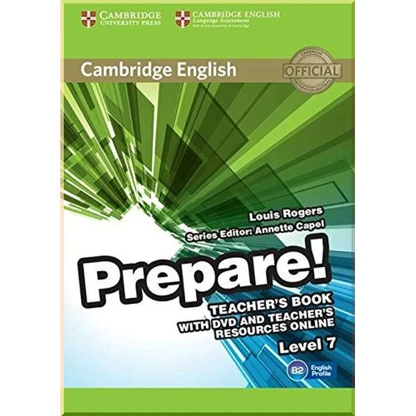 Книга для вчителя Cambridge English Prepare! 7 Teacher's Book with DVD and Teacher's Resources Online